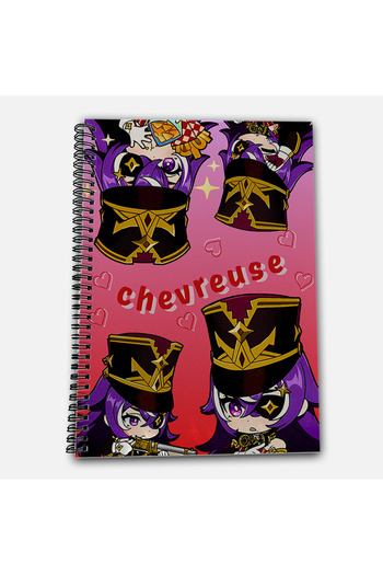 Define Moyas Genshin Impact Chevreuse Unlined A4 School Notebook 72 Sheets Model 1