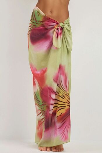 Hiccup Patterned Maxi Pareo