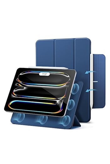 WOW Carcasă compatibilă cu iPad Pro 13 2024, G62, TPU, Albastru închis