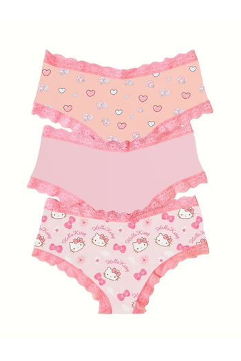 G&H UNDERWEAR Σετ ροζ εσώρουχα 3 τεμαχίων