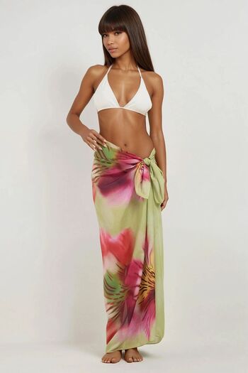 Hiccup Patterned Maxi Pareo
