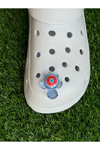 Crocs Karanlıkta Parlayan Kaplumbağa Terlik Süsü/Üç Boyutlu Kaplumbağalı Terlik Charmı/Jibbtiz
