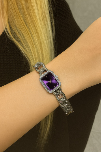 LOOQ New Women's Wristwatch with Stone Detail