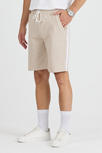 pandy Fit Mold Unisex Double Stripe Basic Shorts