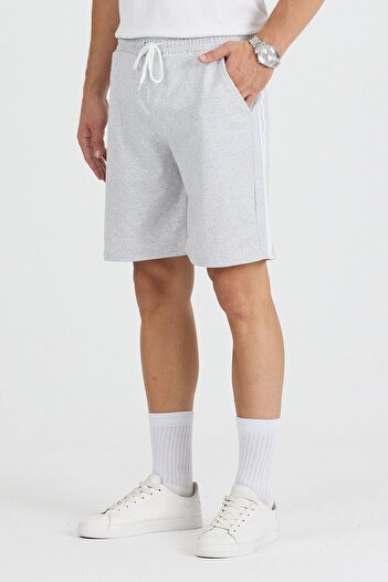 pandy Fit Mold Unisex Double Stripe Basic Shorts