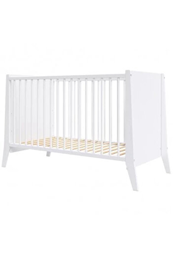 Hubners Wooden Baby Cot Cosmo 120 x 60 cm White