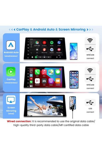 carlinkit Adapter for Android Car Radio Wireless Android Auto & Apple CarPlay