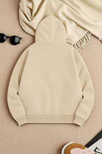 uyguntarz Hanorac unisex cu imprimeu DONT OVER THINK Design