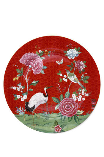 Pip Studio Πορσελάνινο Supla με κόκκινο σχέδιο Blushing Birds