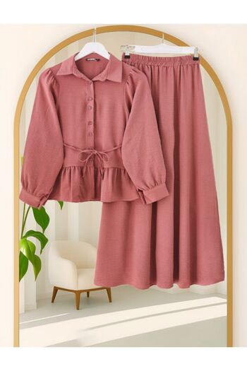 Lucia Fashion Hijab Blouse and Skirt Set Ayrobin Fabric