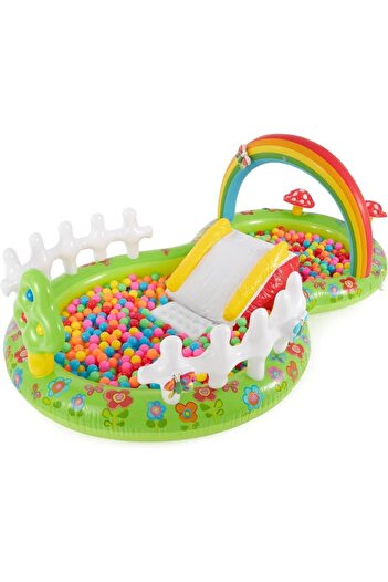Intex Garden Play Center 290 x 180 x 104 cm – Inflatable Outdoor Water Fun for Kids