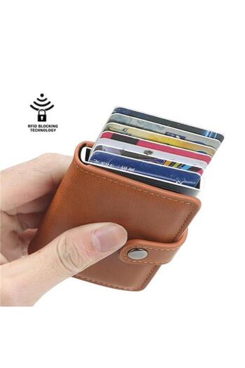 Rup Art Stylish RFID Blocking Card Holder – Automatic Popup Bank, ID, Credit Case by Rup Art