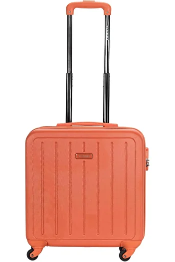 Stargold 16 Inch Single Cabin Size Luggage With 4 Spinner Wheels-T81D D Reddish Orange