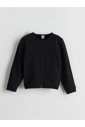 LC Waikiki Lcw Kids Crew Neck Girl's Knitwear Cardigan (W5)