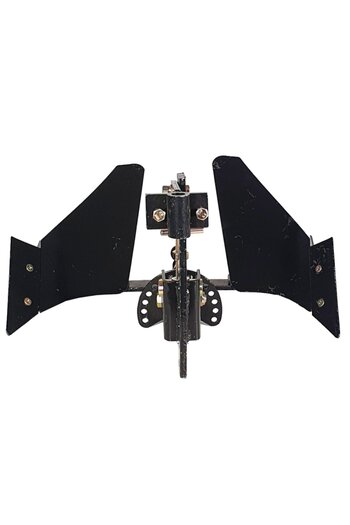Progarden plug reversibil cu doua brazdare pentru motocultor, tija 31cm PRO-PR2B-31