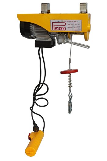 STAGER PA1000 electric hoist 1000kg, 1600W, single-phase