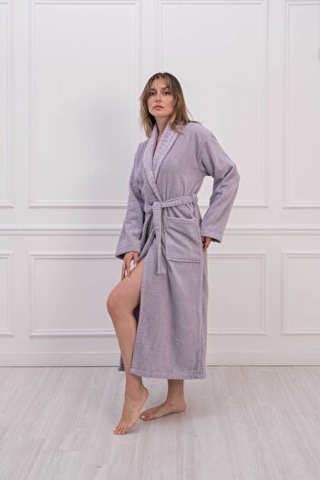 Denia Home Textile |   Palm |   100% Cotton Women's Premium Single Bathrobe