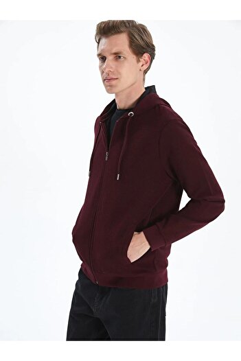 LC Waikiki Lcwaikiki Classic Hooded Long Sleeve Men's Zip Sweatshirt (W5)