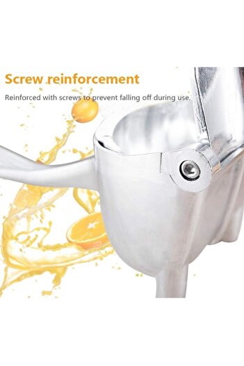 SUKILO Manual Fruit Juicer Press – Heavy-Duty Citrus Juicer with 3 Size Strainers, Non-Slip Base,