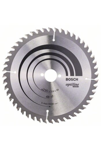 Bosch Optiline Wood circular saw blade, 230x30x2.8mm, 48T