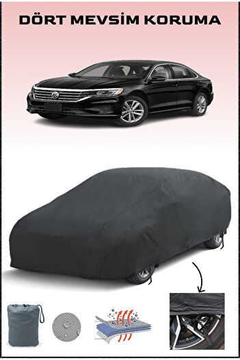 Breen Black Volkswagen Passat Car Tarpaulin