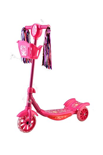 rexa 3 Wheel Musical Scooter for Kids – Pink Fun Ride