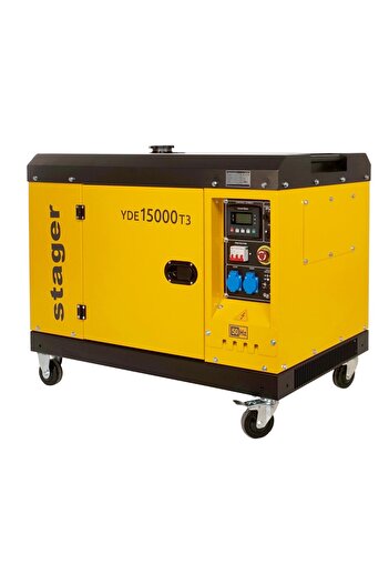 STAGER YDE15000T3 Soundproof generator 14kVA, 19A, 3000rpm, three-phase, diesel, electric start