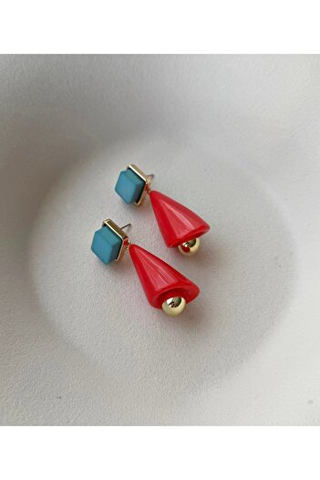 mos&more Red Lightweight Stylish Women's Earrings