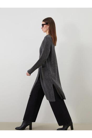 LC Waikiki Lcw Modest Shawl Collar Women's Knitwear Cardigan (W5)