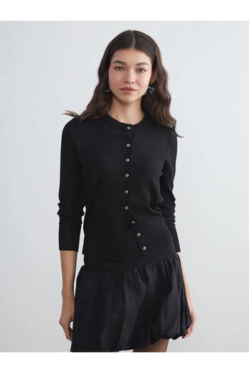 LC Waikiki Xside Crew Neck Women's Knitwear Cardigan (W5)