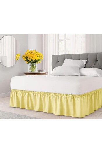 irem içgiyim Özdilek Base Ruffle Base Skirt Double Bed Elastic Ruffle Complete Bed