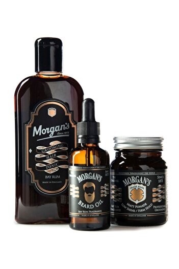 Morgan's Pomade Morgan's Bay Rum Beard Oil - Caribbean Spices, Jamaican Rum & Bay Leaf Oil 50ml
