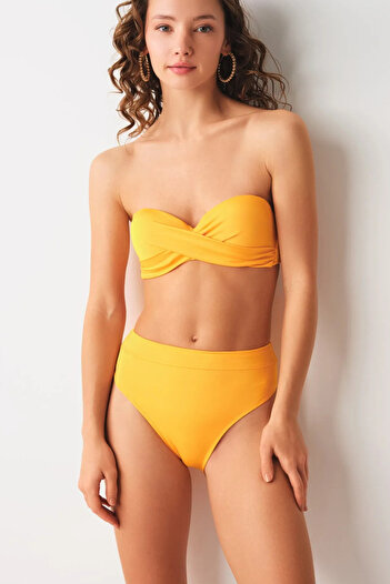 Pierre Cardin One Piece Top - Knot Detail Double Padding Strapless Bikini Top