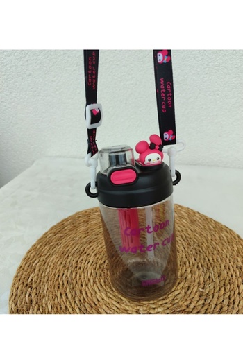 senacacollection School Water Bottle Mymelody Double Drink 750 ml with Sticker Gift 1 Pc
