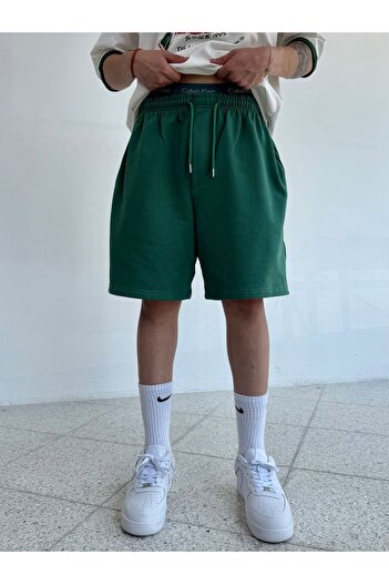 zaee Basic 3 Thread Oversize Loose Shorts