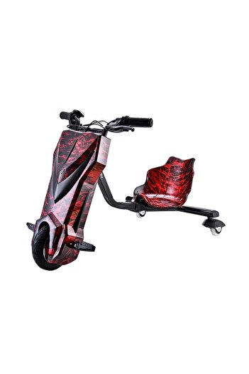 rexa 36V High-Power 360° Electric Drifting Scooter – Adjustable with Bluetooth & Gear, Red