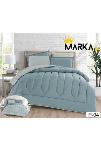 Marka Double Bed Hotel-Style Duvet Set with Two Sides