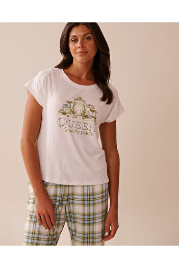 La Vie en Rose Frog Print Super Soft T-shirt