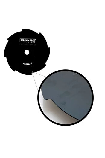 Strend Pro Disc circular pentru motocoasa/trimmer, 255 x 1.6 mm, 8 dinti