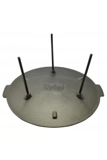 Perfect Home Grill disc, cast iron, with legs, 45 x 23 cm, Perfect Home