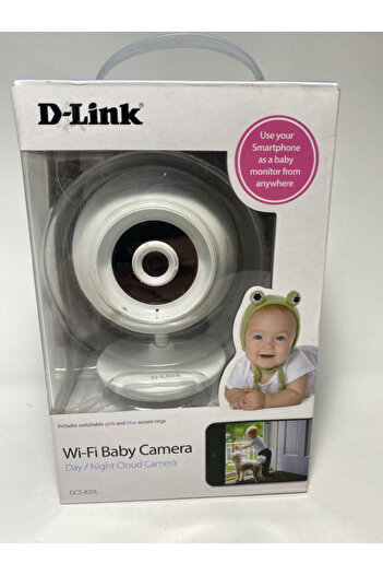D-Link كاميرا مراقبة الأطفال اللاسلكية DCS-820L مع رؤية ليلية ونهارية، ومحادثة ثنائية الاتجاه