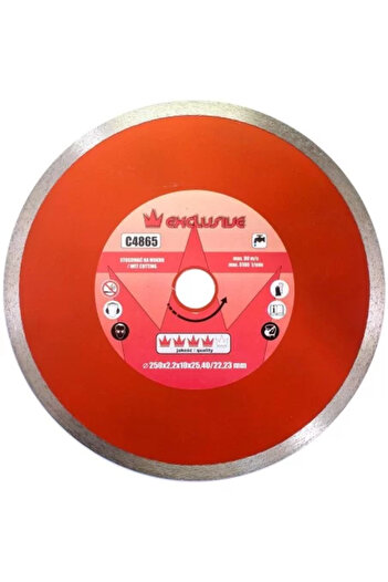 richmann exclusive Diamond Disc, Ceramic, Wet Cutting, 250 mm/25.4 mm, Richmann Exclusive