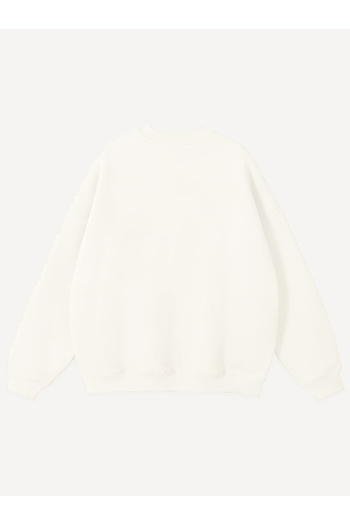Mad&Calf Unisex Pray the Lord Printed Crew Neck Oversize Sweatshirt