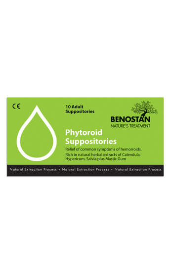 BENOSTAN Phytoroid Suppositories, Adult, 10 S
