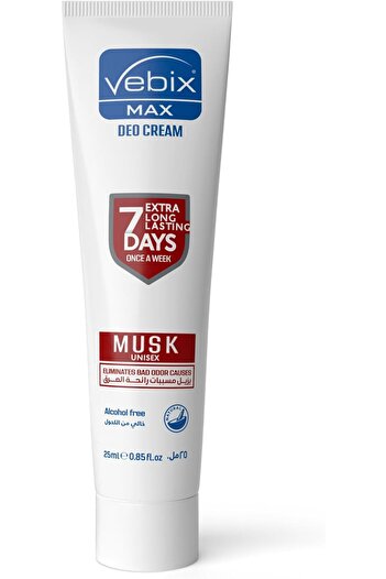 vibex Musk Deodorant Cream - Unisex, 25ml