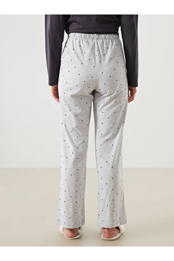 LC Waikiki LCW DREAM Beli Lastikli Puantiyeli Kadın Pijama Altı (W5)
