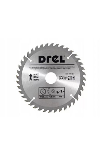 drel Circular saw blade, 40 teeth, 180 mm,