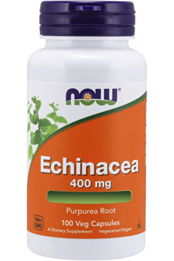 Now Food Echinacea Purpurea Root - 400 mg,100 Capsules