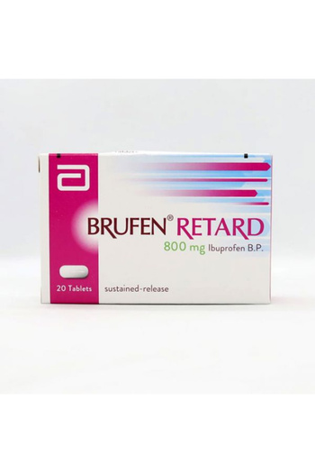 BRUFEN Retard, Pain Relief, 800 Mg Tablets, 20 Tablets