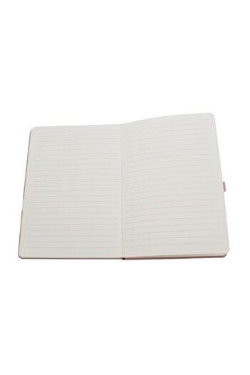 Roco Embossed Hardcover Notebook with Elastic Band – 14 x 20 cm, 160 Pages